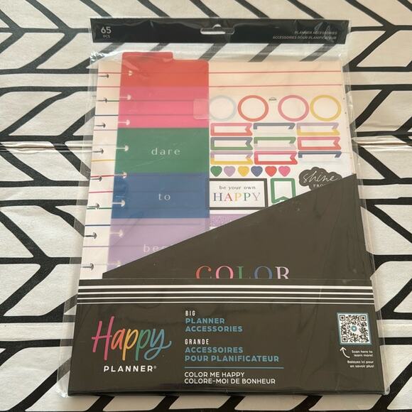 Happy Planner NWT Planner Accessories- Color Me Happy 65 pieces - Picture 1 of 2